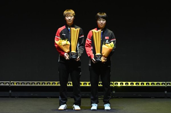 王曼昱/蒯曼3-1反转   夺得WTT中国四项冠军女双第一名