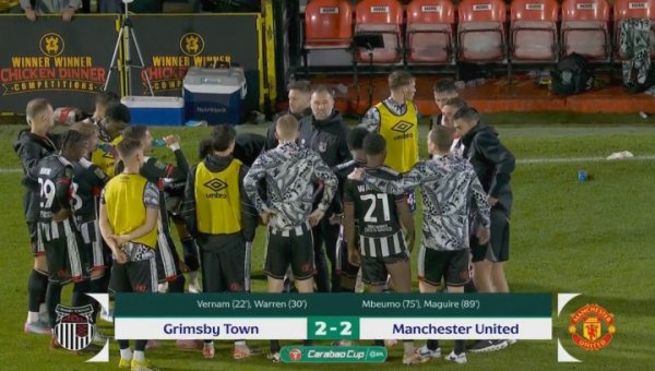 曼联90分钟战平格林斯比，赛事  直接进入罚球决胜