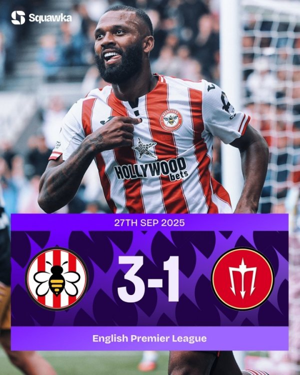 又创记录  ！3-1击败曼联，布伦特福德88年来首次职业联赛