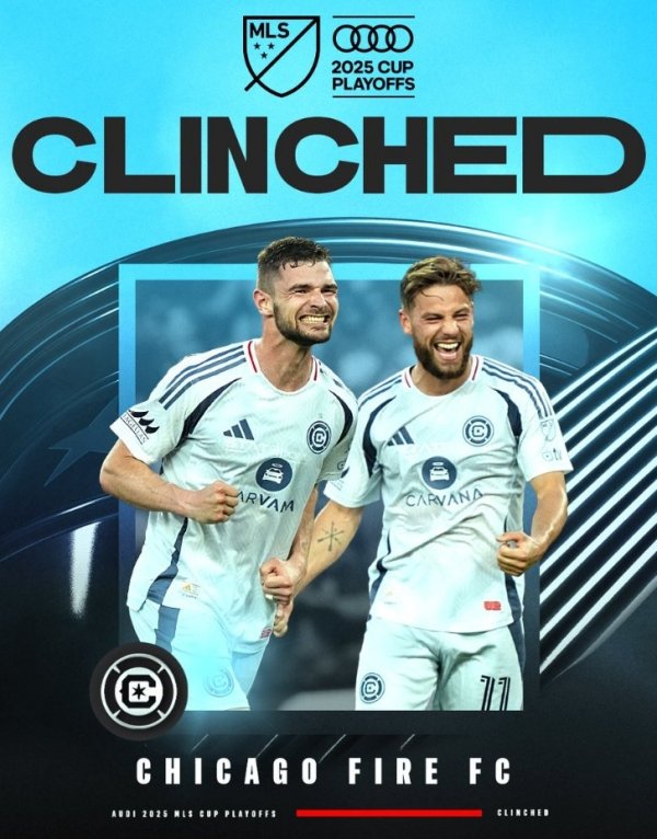 芝加哥火焰5-3击败迈阿密国际，自2017年首次进入季后赛