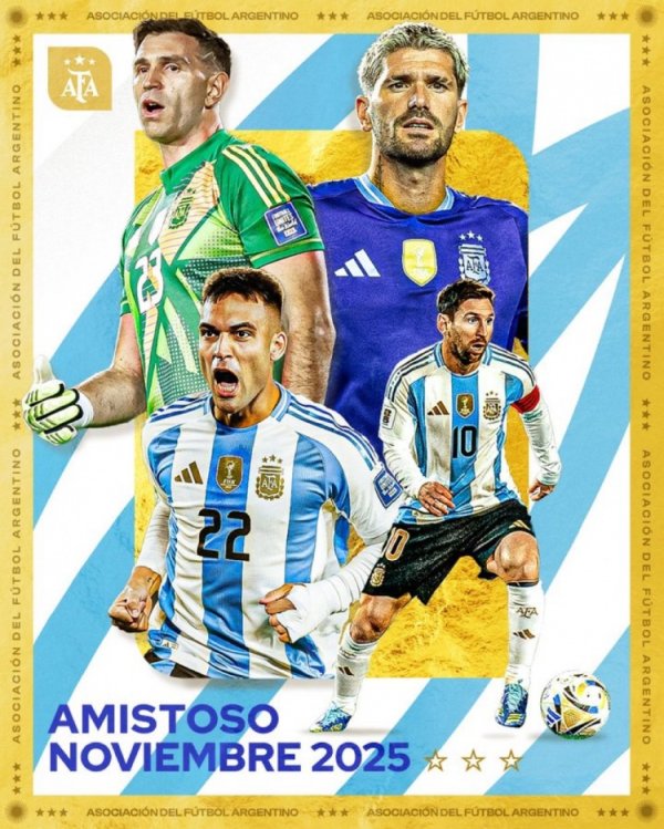 跟队记者：阿根廷11月只会参加一场友谊赛，对手是安哥拉