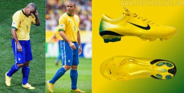 经典重现！外媒：耐克将复刻大罗2006年世界杯赛  战靴，1